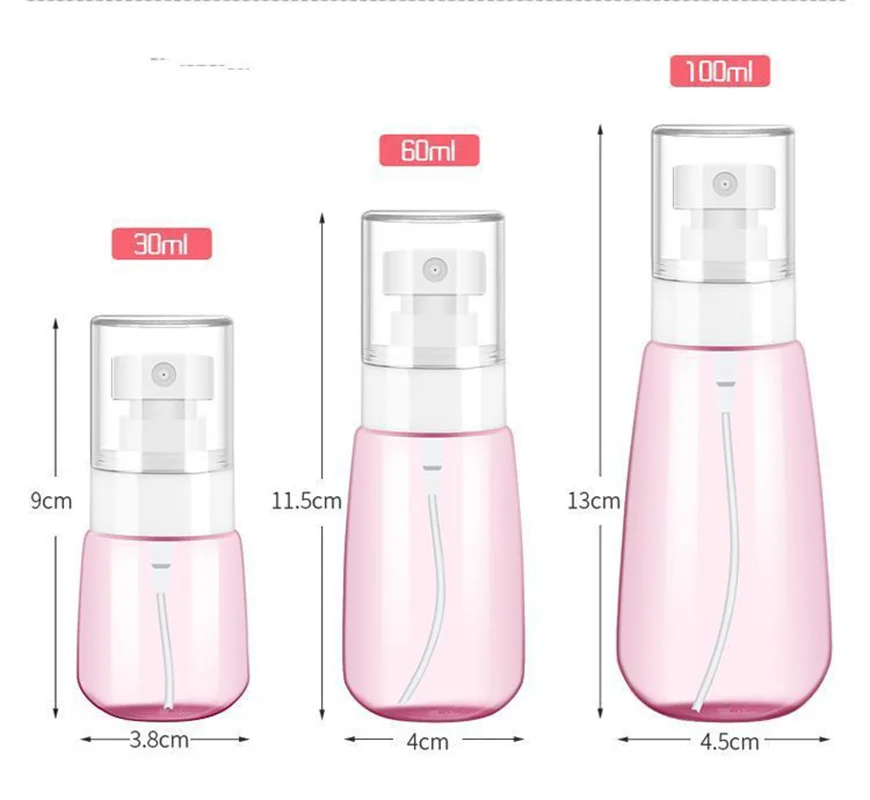 30ml 60ml 100ml butelka z rozpylaczem wysokociśnieniowy atomizer ciągły fryzjer stylizacja butelka wody Salon fryzjerski narzędzia do pielęgnacji włosów