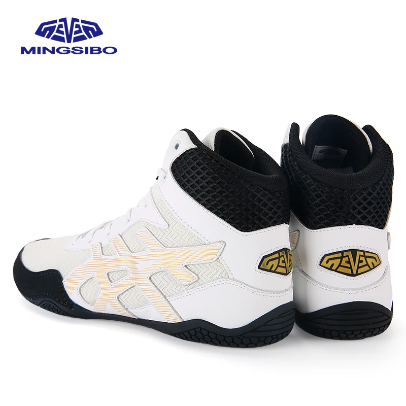 MINGSIBO Professionele Worstelschoenen Unisex Wearable Vechtlaarzen Man Designer Sport Training Schoen Gym Boksschoenen