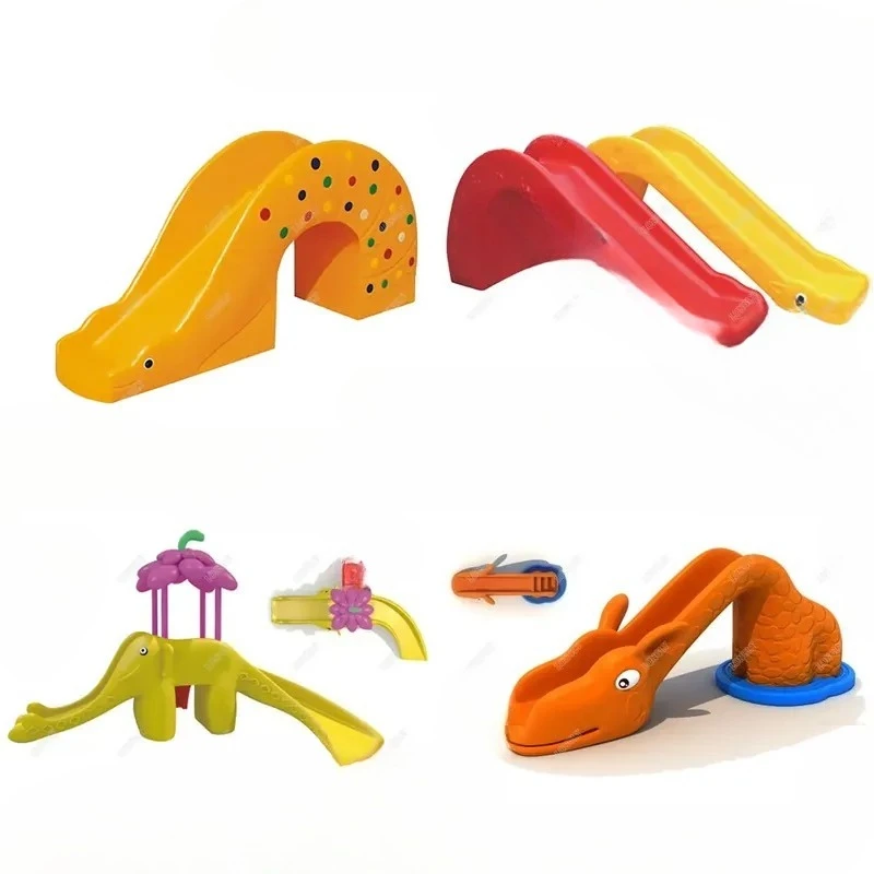 for Hot-selling high-quality plastic small-size slide toys Outdoor children's playground Kindergarten