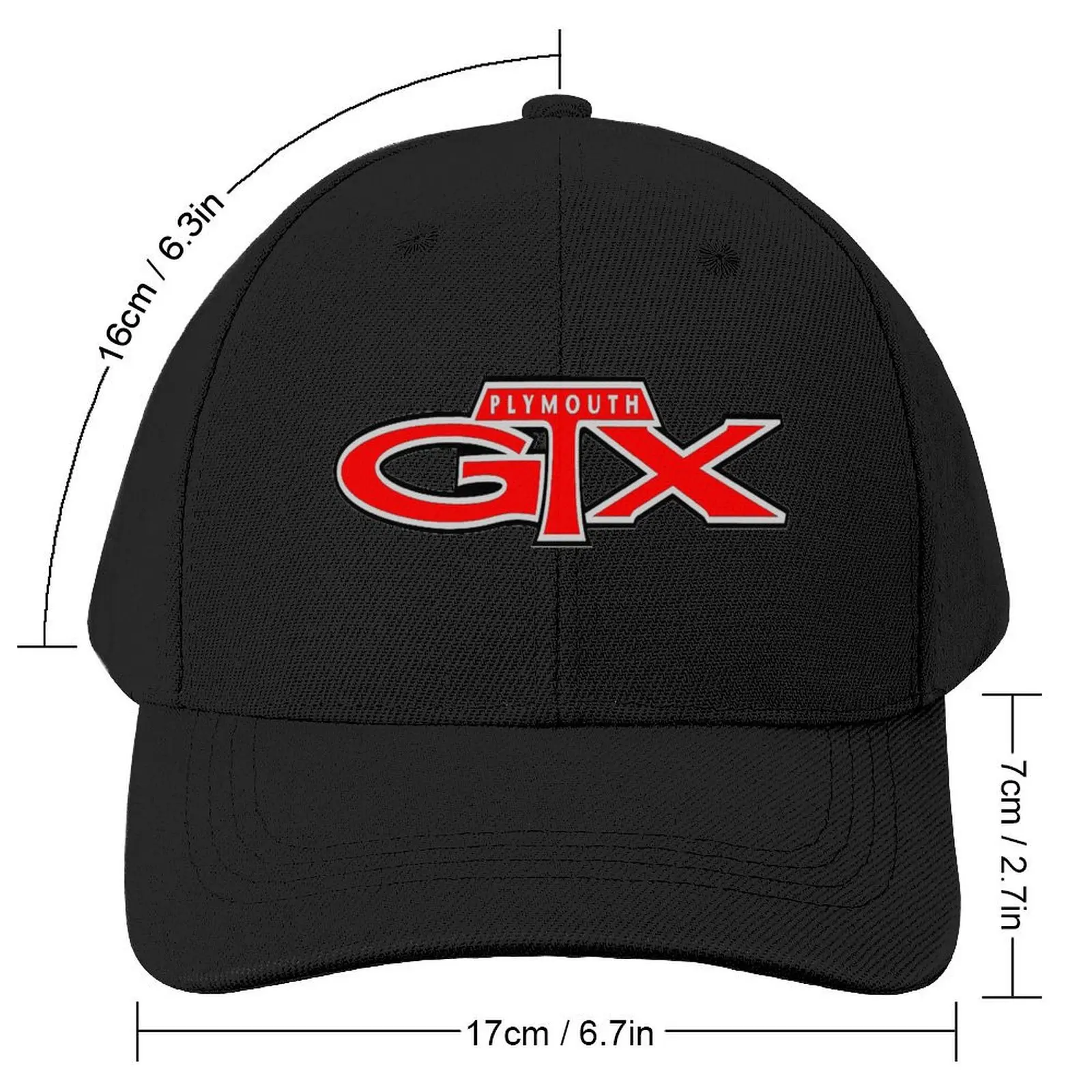 Plymouth GTX Emblem Red Logo Classic Automobilia Baseball Cap Anime hard hat summer hat Men Caps Women's