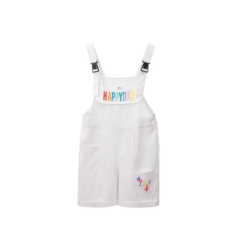 Dance Kindgarten Perform Costume Clothes Kid Kpop Hip Hop Multi Colors T Shirt Wide Casual Bib Shorts Overalls for Girl Boy Jazz