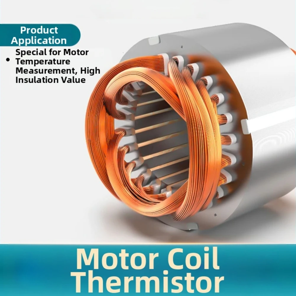 Industrial PT100 Temperature Sensor Probe with Epoxy Resin Protection for Motor Coils and Generators Featuring Waterproof Design