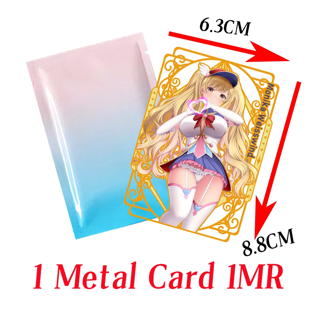 Nova deusa história cartões de metal raro maiô deusa mr cartão menino jogar brinquedo cartão colecionável natal presente aniversário