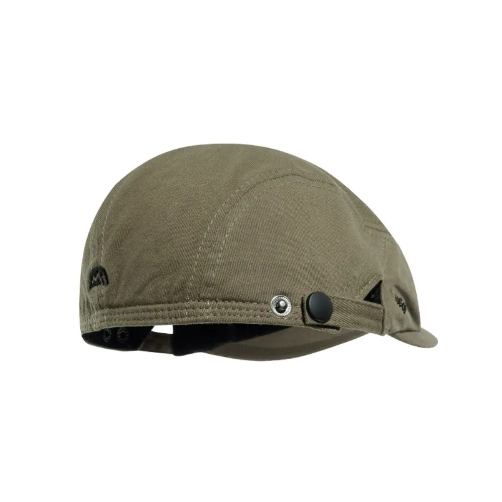 

Personality Pure Color Newsboy Flat Cap Artist Fashion Embroider Letter Hat Casual British Style Retro Painter Hat Travel