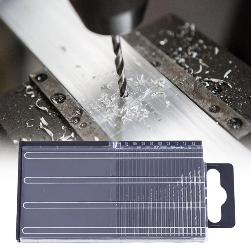 20/25Pcs Multipurpose High Speed Steel Mini Twist Drill Bit Set for DIY Enthusiasts and Electronic Repairs Engraving 37JD