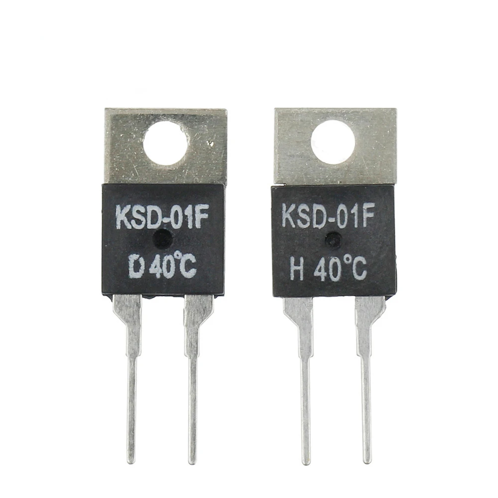 40 50 60 70 80 90 100 DegC NC Normally Closed NO Normally Open 1.5A Thermal Switch Temperature Sensor Thermostat KSD-01F JUC-31F