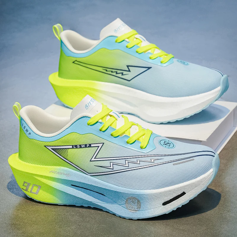 Running Shoes Men Carbon Board Marathon Sports Professional Breathable Lightweight Womens Comfortable Athletic Original Sneakers