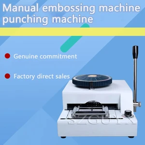 Manuelle PVC -Karten -Botschaftsmaschinen -VIP -Karten -Präge -Code -Drucker -Visitenkarte Downcound -Maschinenmembra 8 Hauptverkaufsmaschinenunternehmen - №3