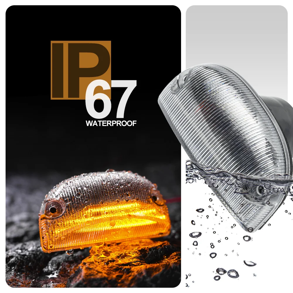 For Renault Premium Midlum Mascott C/D/K/T-Series Volvo FE FL Nissan Cabstar LED Front Side Marker Lights Side Step Indicators view 6