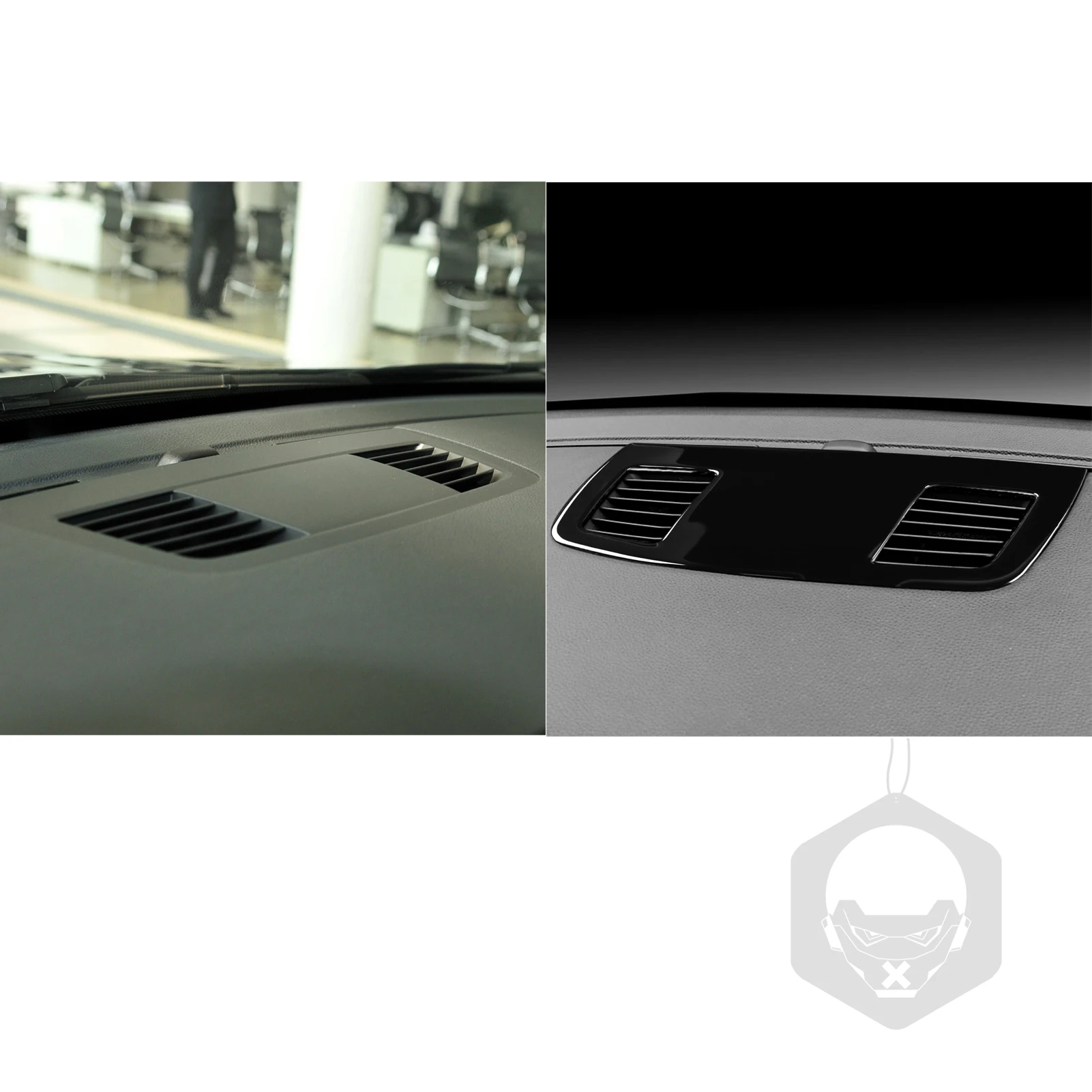 Auto Dashboard Speaker Panel Cover Car Interior Air Vent Outlet Panel Sticker Trim Decal For BMW 3 Series E90 E92 E93 2005-2012