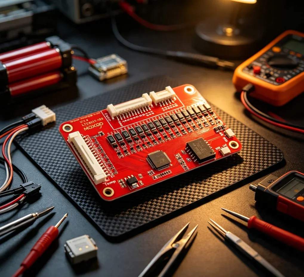 SkyDElMAXKGO Smart BMS Board For 88650 Li-ion Lithium LiFePO4 Battery 12S 15S 18S With Effective Heat Dissipation LTC6813 LTC621