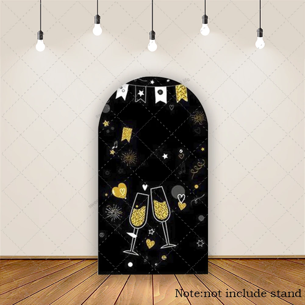 موسم التخرج موضوع قوس خلفية الذهب قبعة البكالوريوس الاحتفال فئة حزب خلفية غطاء ديكور