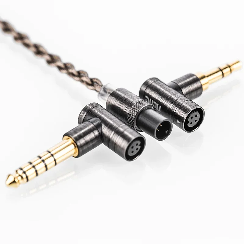 DUNU DUW02 PRO Upgraded HIFI Earphone Cable Litz Wire MMCX / 0.78mm with Q-Lock Lite 3.5mm / 4.4mm Balanced Plug