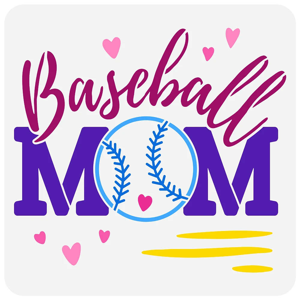 

1 шт., трафареты для рисования и рисования из ПЭТ для скрапбукинга, фотоальбома, тематический узор на День матери 30x30 см