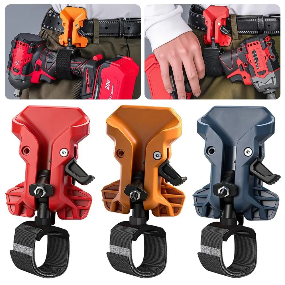 Self-locking Drill Holder Belt Clip Quick Release High-hardness Power Tool Waist Hanging Quick-hook Tool Holder