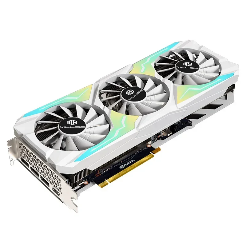 Baru! Kartu Grafis MLLSE RTX 3070 8GB Placa De Video NVIDIA GPU 12Pin GDDR6 256bit HDMI*1 DP*3 PCI-E 4.0 x16 rtx3070 8gb Gaming