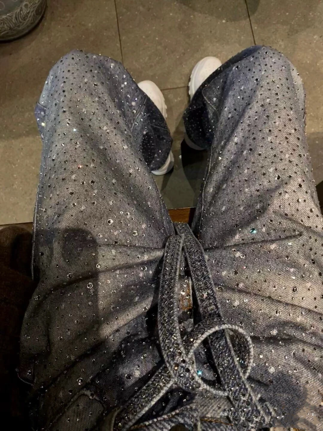 

Cleanfit Original Men's Loose Straight Leg Jeans Heavy Du 3D Drill Wear Resistant Tear Frayed Denim Pants Youth Winter Wear