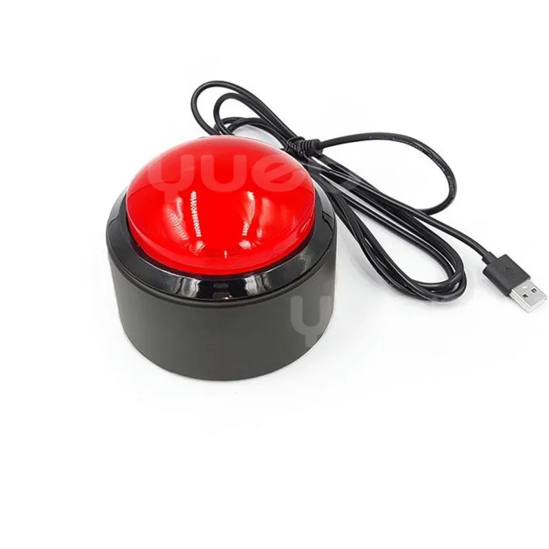 100mm USB Lottery Push Button Custom Space Left Mouse Key with Buzzer