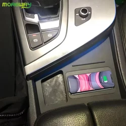 15W Car wireless charger for Audi Q7 2016 2017 2018 2019 Phone Holder Mount Fast charging Mobile charge car Accessories