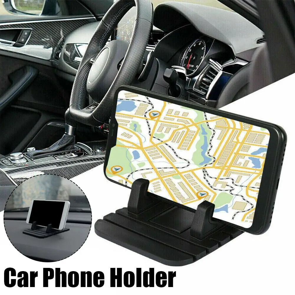 

Силиконовый противоскользящий автомобильный держатель, коврик, подставка для приборной панели, крепление для телефона, GPS-кронштейн, настольная подставка для IPhone W8K8