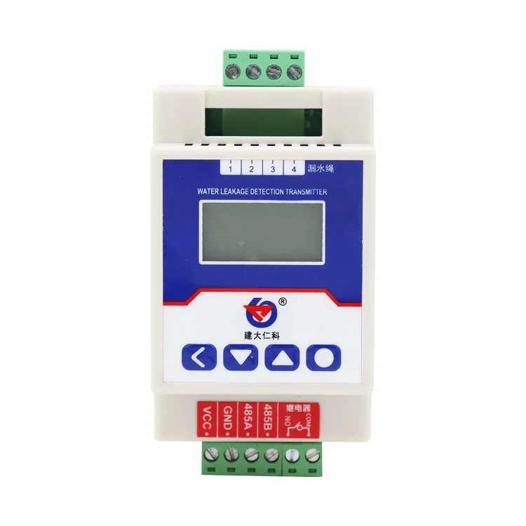 RS485 Modbus Water Leak Detection Device Sound +Light Alarm Water Leakage Detector