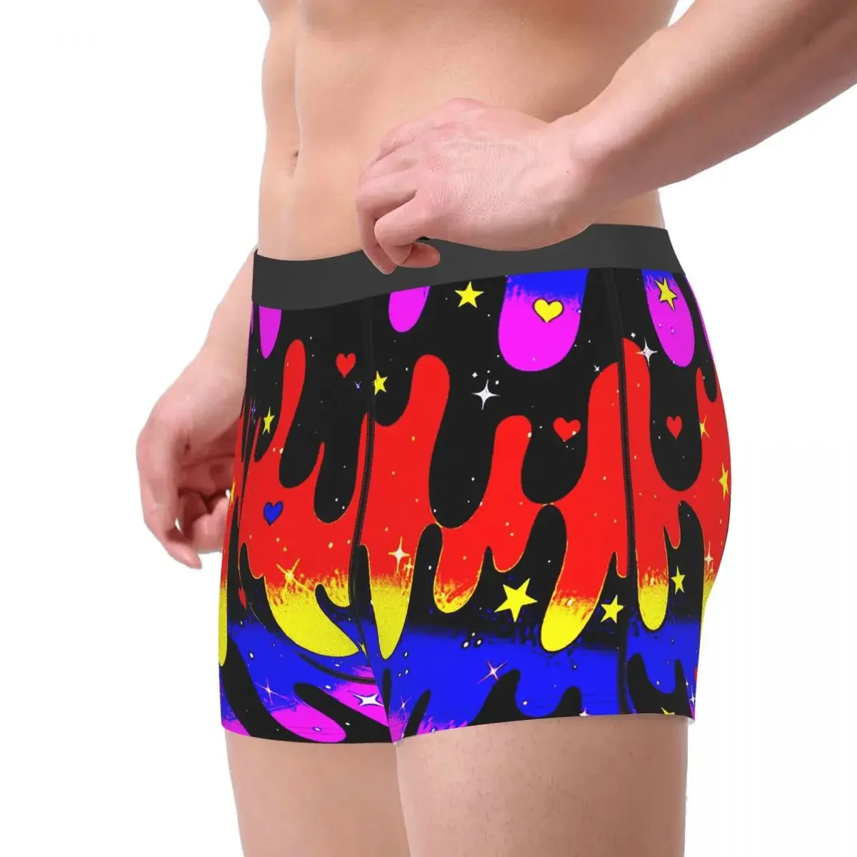 Halloween Slime Goth 1980s Subculture Rock Romance Underpants Breathbale Panties Male Underwear Print Shorts Boxer Briefs