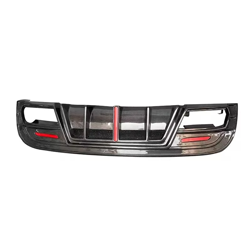 

BodyKit из углеродного волокна, диффузор заднего бампера со светодиодной подсветкой для Mercedes Benz GLA45 X156 2015-2017 Ture Factory Fitment