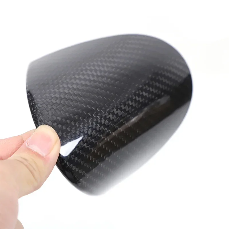 Real Carbon Fiber For Porsche Panamera 2017-2023 Car Central Control Dashboard Clock Panel Cover Sticker Interior Accessories