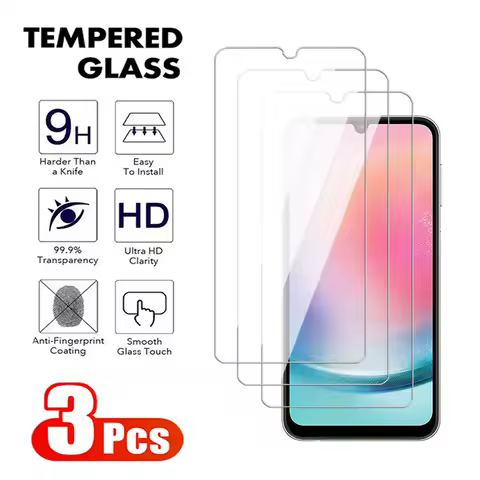 3Pcs Glass For Samsung Galaxy A31 A32 A33 A34 A35 A21 A22 A23 A24 A25 4G5G Screen Protector For Samsung A21s Tempered glass Film