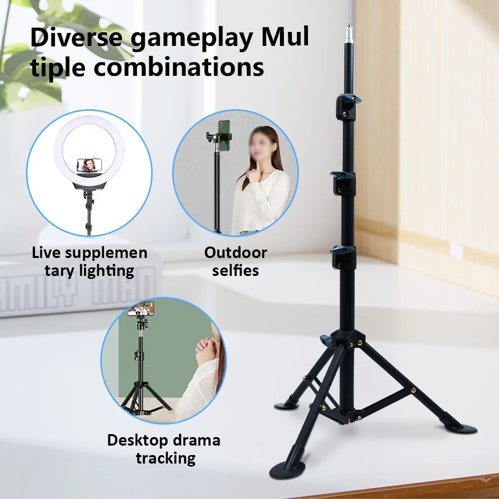 Metal Tripod Ruggedized Tripode Telefono Movil for Digital Camera Gopro12 11 10 9 Insta360 X3 X4 SJCAM Phone Selfie Stick Stand