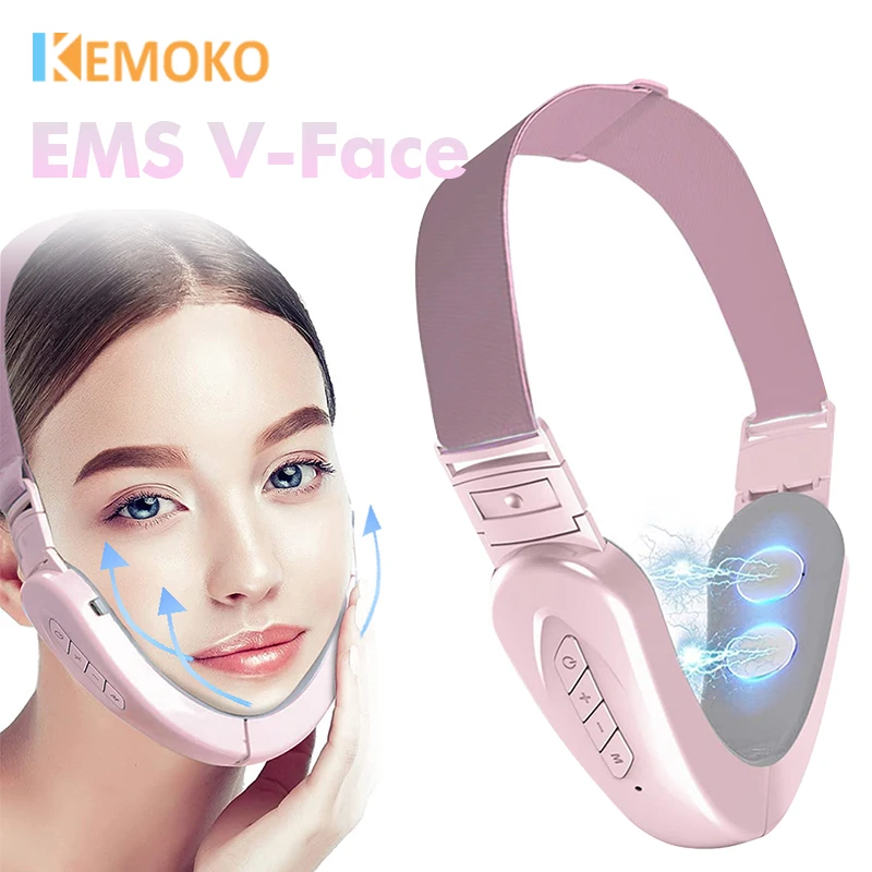 

V-Line Face Slimming Lifting Device Massager Double Chin Reducer Shaping Beauty Device Electric Reduce Double Chin Firming Belt