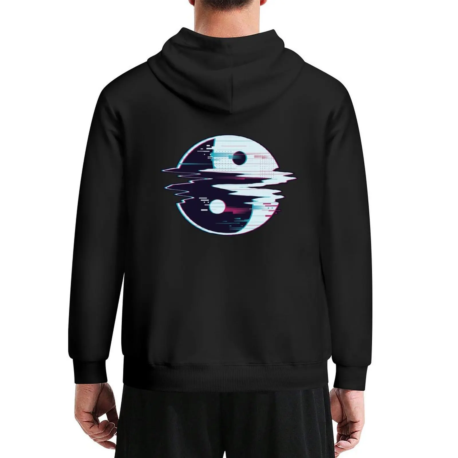 

YIN YANG GLITCH Hoodie autumn clothes winter clothes korean style clothes men's man hoodie