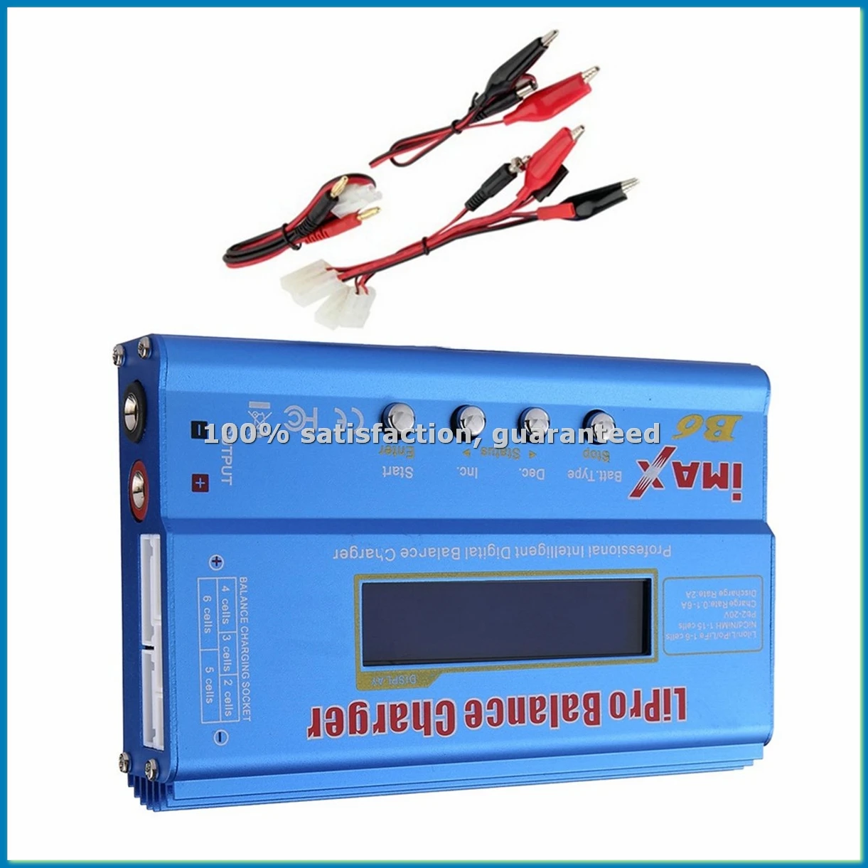 

Зарядное устройство для LiPo аккумуляторов B6 80W + кабель, цифровое балансировочное зарядное устройство для NiMh, Li-Ion, Ni-Cd аккумуляторов, интеллектуальное зарядное устройство - AC17