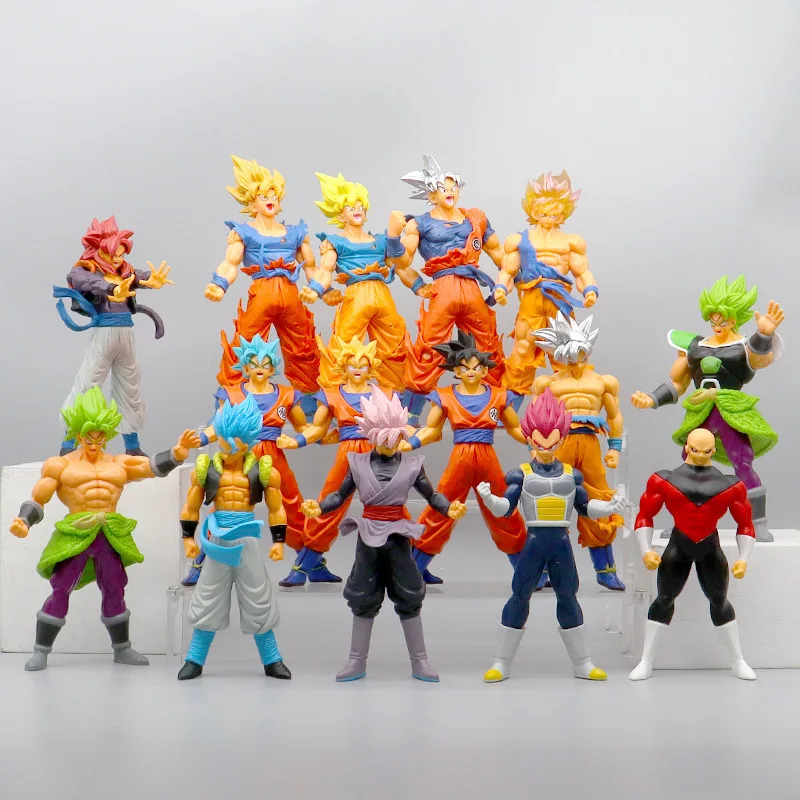 

In Stock Bandai New Dragon Ball Anime Figurine Dragon Ball Super Saiyan Sun Wukong Beijit Wujita Model Figurine Collectible Gift