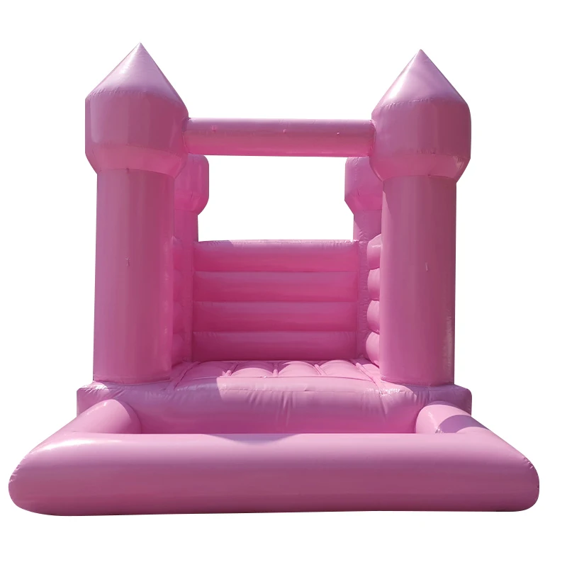 

Factory Price Custom Pink Castle Bounce House Inflatable Wedding Bouncer For Sale