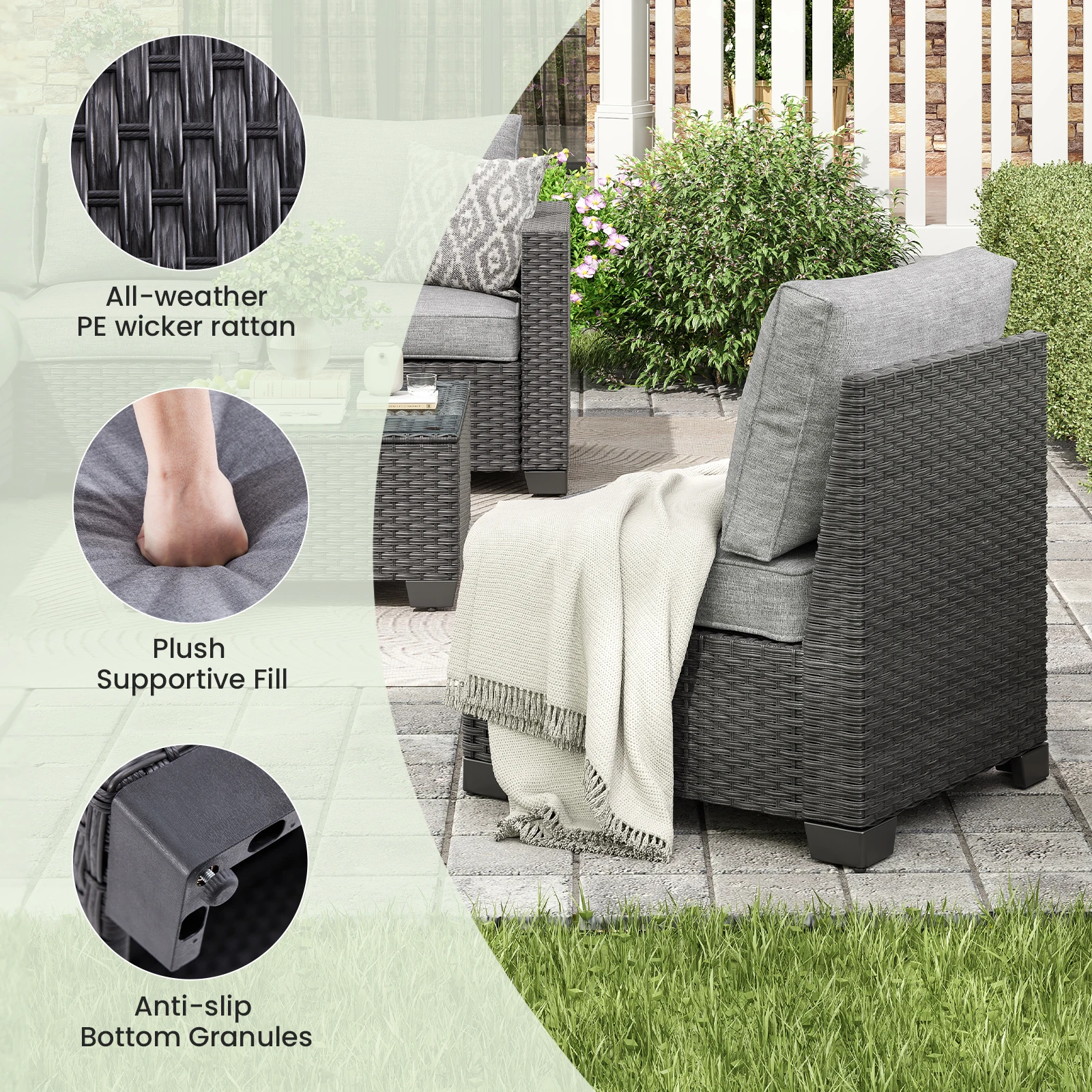 Farini Patio Zitbankset, Buite - Outdoor Furniture Oil recensie en prijs