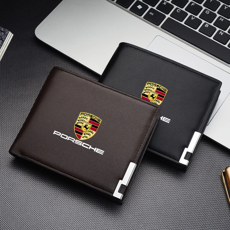 

Car Driver License Credit Card Holder Business Wallet For Porsche Macan 95B Cayenne 955 957 958 Boxster 718 911 Panamera
