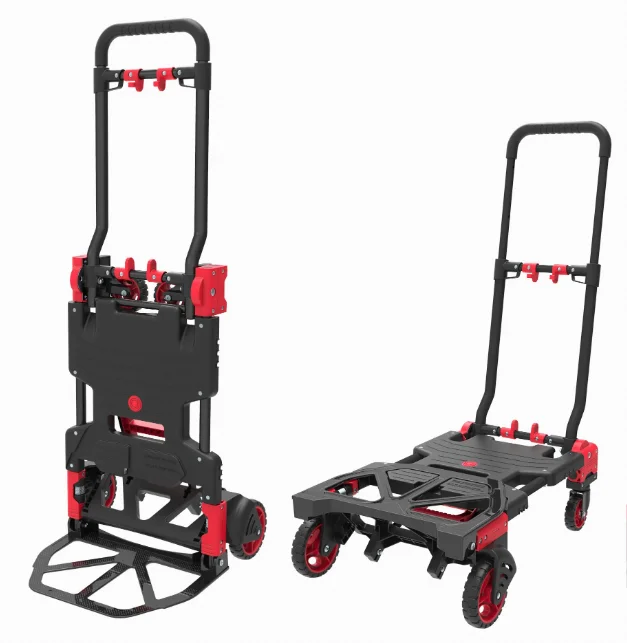 

2 In 1 Convertible Moving Portable Foldable Hand Truck Multi-Function Folding Trolley