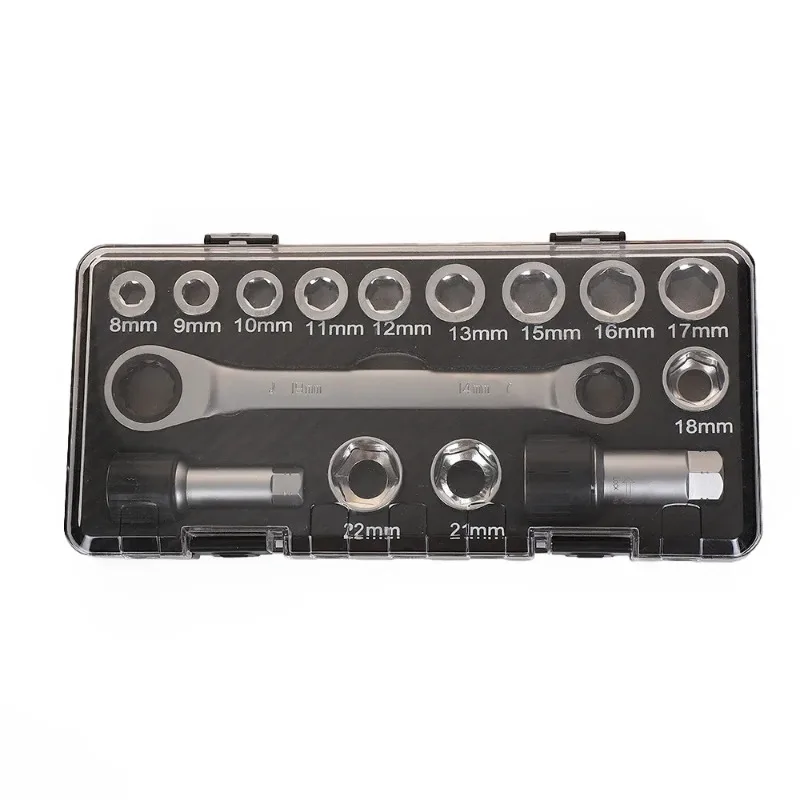 

Ratchet Wrench Set with Sockets Bidirectional Quick Release for Car Repair