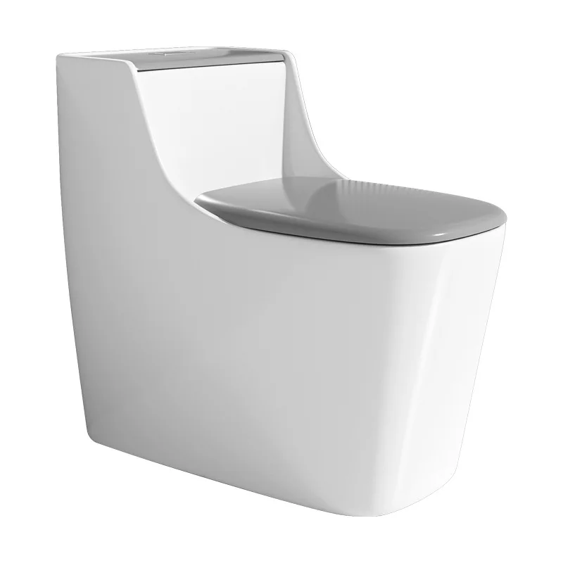 Integrated ceramic toilet household bathroom siphon floor row anti-blocking ordinary toilet unique toilet