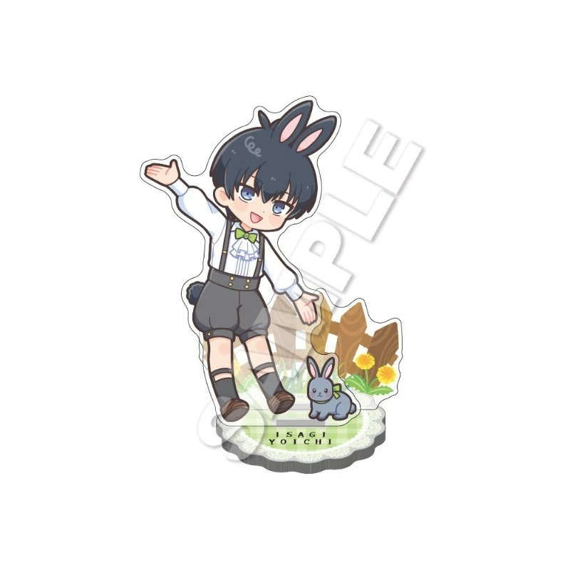Anime Peripherals Rabbit Ryusei Shido Figure Acrylic Stand Rin Itoshi Figurine Acrylic Pendant Hyoma Chigiri Decoration Toys view 2