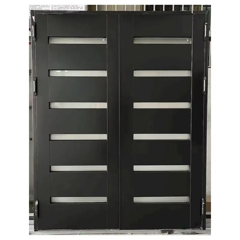 High Security Modern Stainless Steel Thick Plate Vault Door Manual Opening Excellent Surface Treatment Suitable For Villa Use
