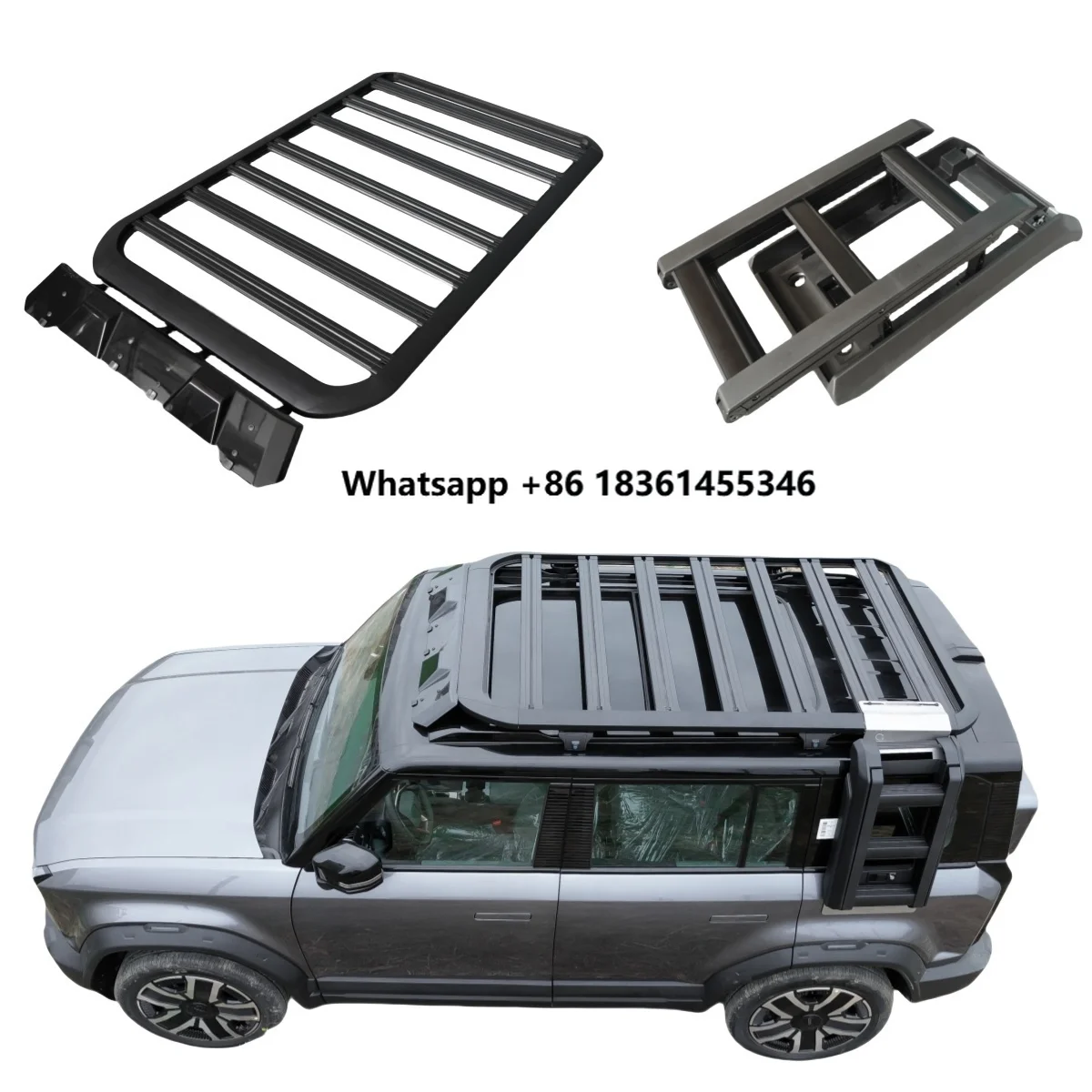 

For ICAR 03 2023 2024 2025 CAR ROOF RACK CAR CARRIER ROOF PLATFORM TOOLBOX SIDE LADDER Fits