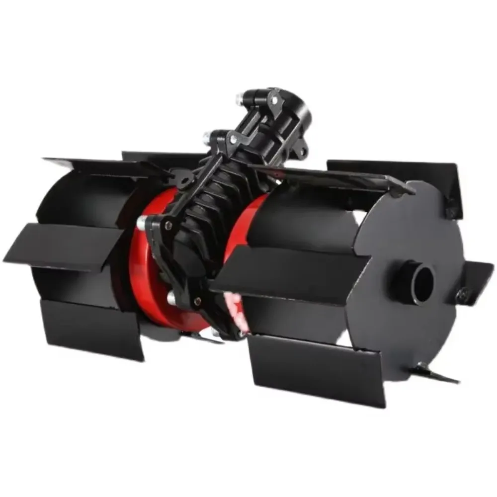 

Lawn mower accessories universal weeding loose soil ditching deep tillage wheel assembly gear box land reclamation artifact