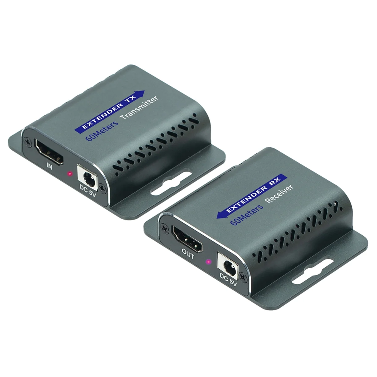 موسع متوافق مع HDMI 4K 60 هرتز مشهور إلى موسع RJ45 60M 120M قابس الاتحاد الأوروبي