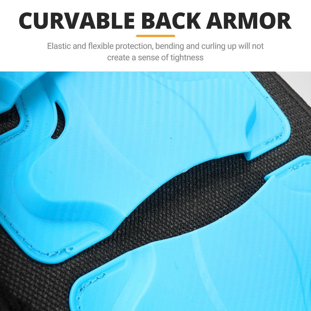 Children's Motorcycle Armor Vest Elbow Knee Pads Anti-Fall Motorbike Full Body Armor Motocross Riding Clothing Back Protection 5