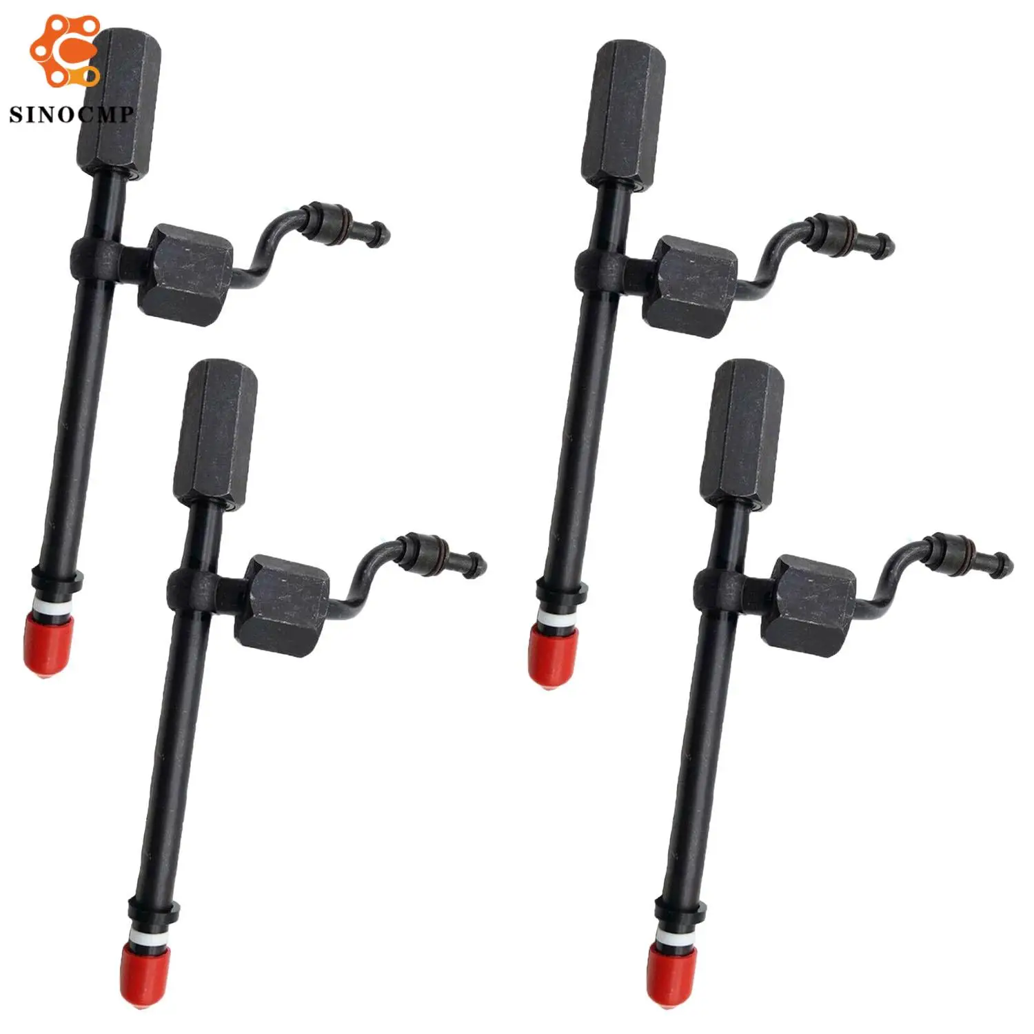 

4Pcs 1W5829 Common Rail Fuel Injector Assembly For Caterpillar 3208 CAT 225 613C 613B 931B Engines Fuel System Accessories