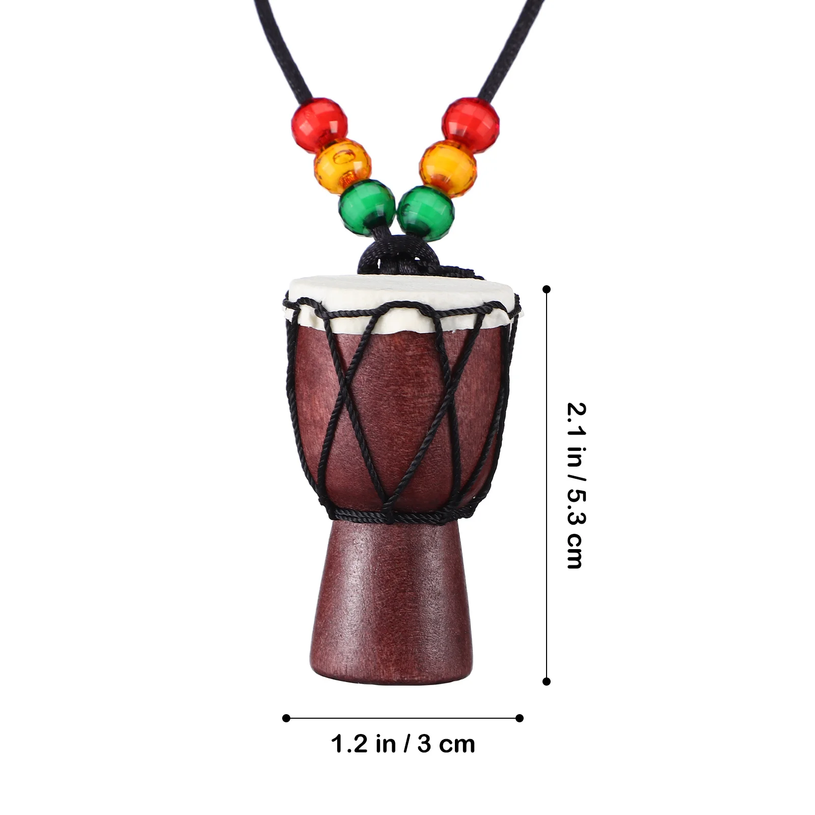 

4 pcs African Drum Pendants Wooden Mini Djembe Charms For Jewelry Making Handmade Necklace Keychain Craft Accessories Musical