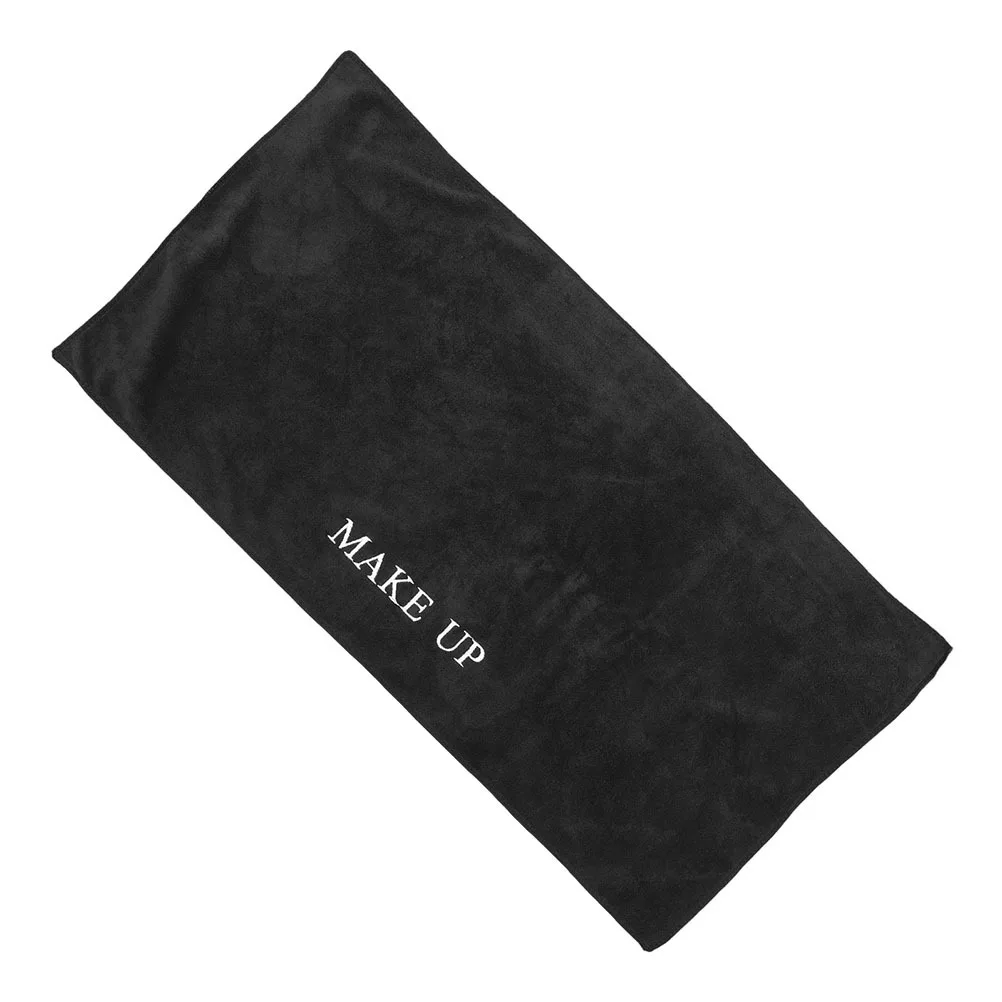 

Elegant Black Desk Mat 40x100cm Soft Touch Fabric Vanity Protector Non Slip Base for Makeup Table Countertop Office Study