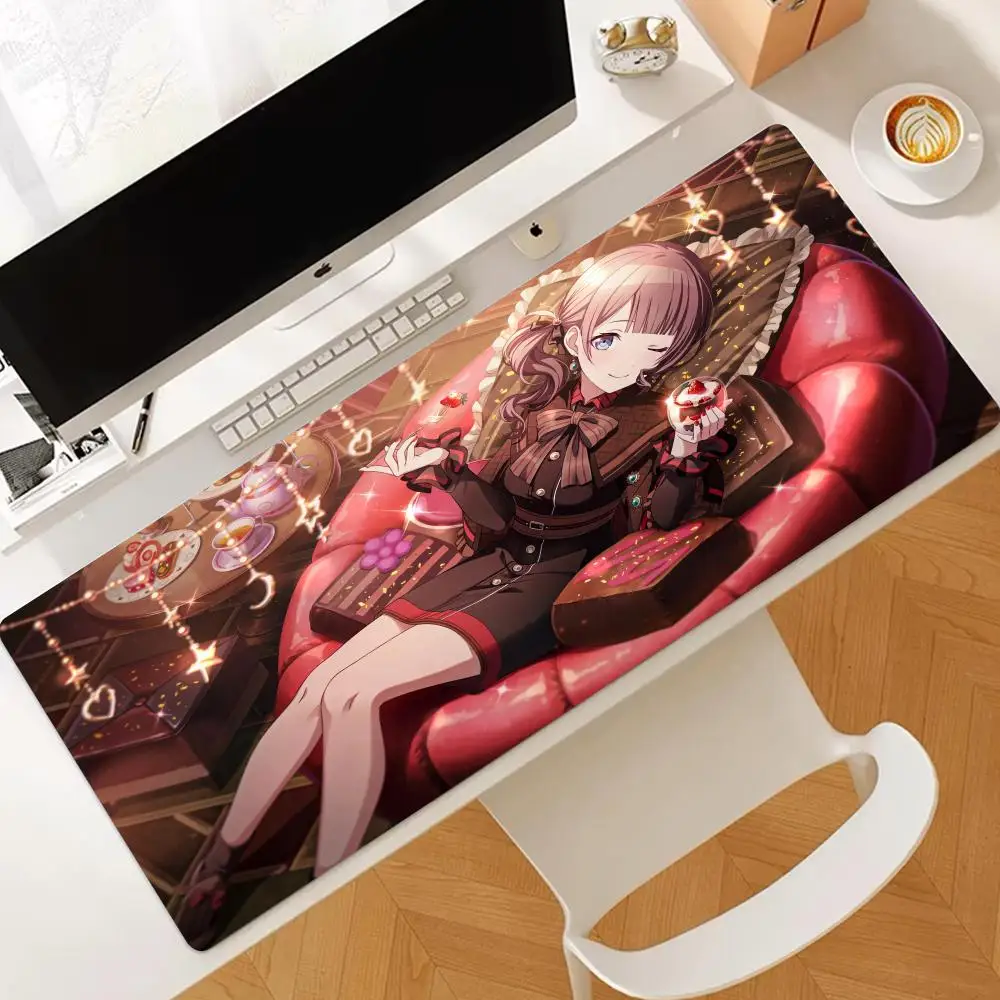 P_project S_sekai XXL Large Mouse Pad Computer Laptop Non-slip Rubber Keyboard Desk Mat Mousepad Teclado Gamer Mat Mice Pad